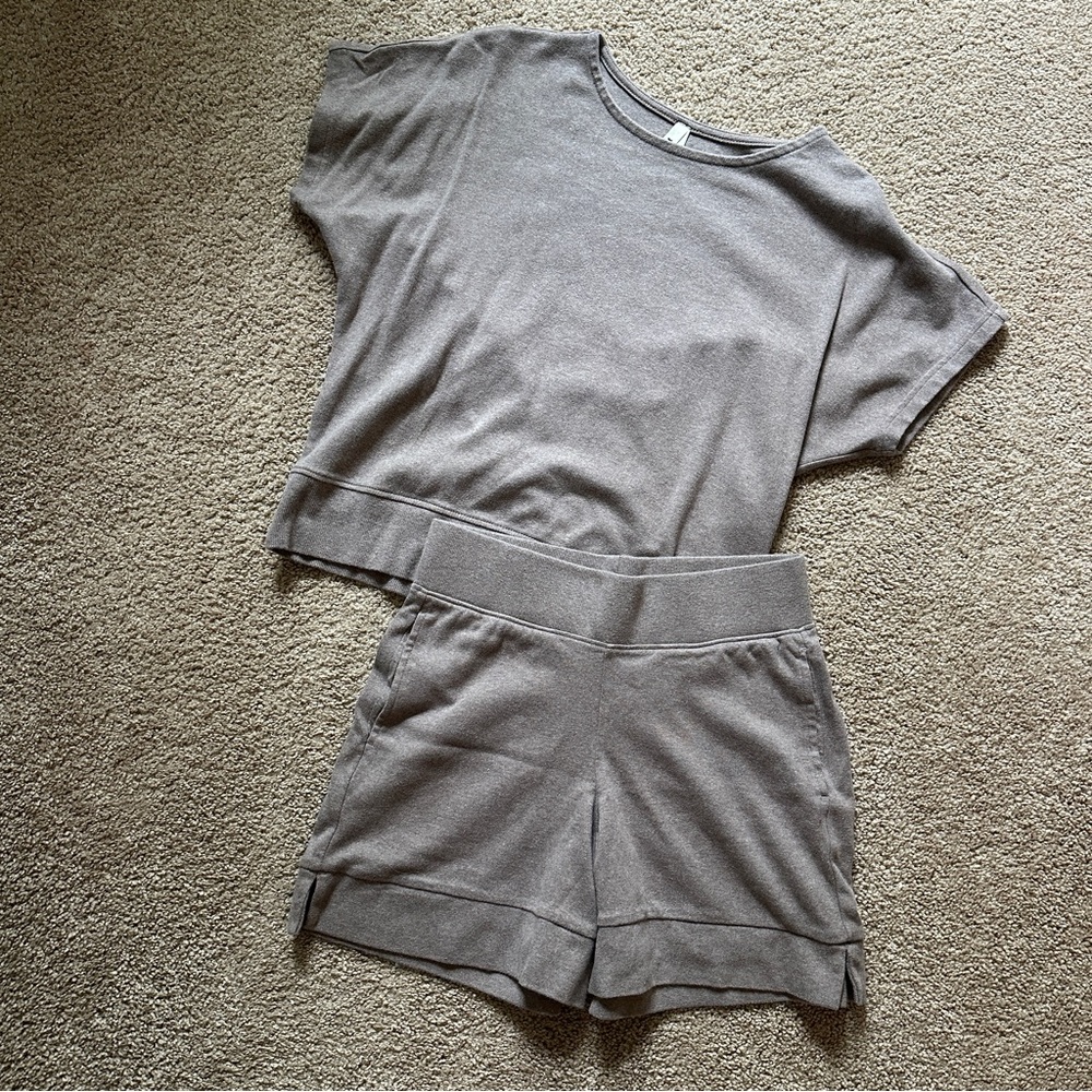 Pact Taupe Knitwear Set